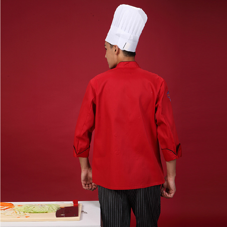 Chef's work clothes spring and autumn