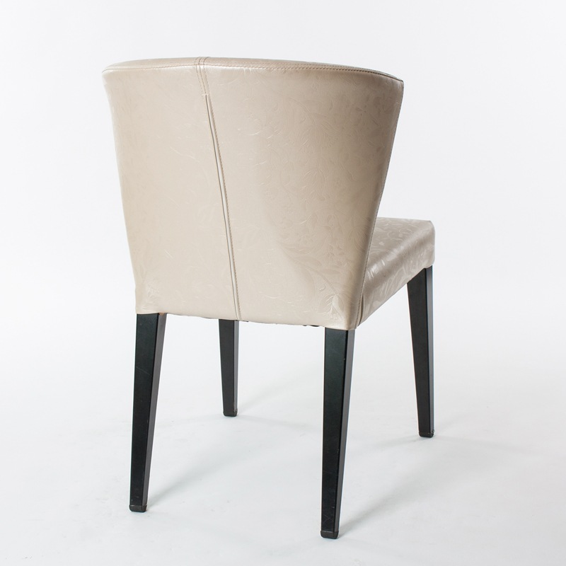 Comfortable and elegant curved wood chair