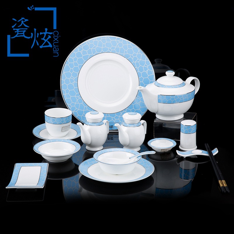 【 Lanshui Cube 】 high-end tableware set