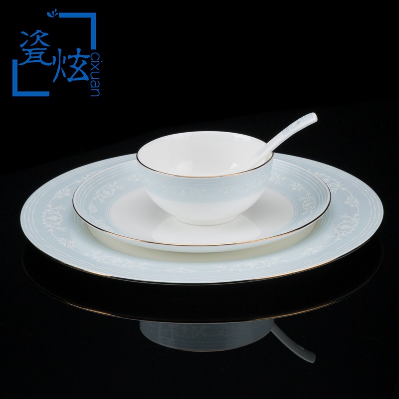 [Aegean] high-end bone China tableware set