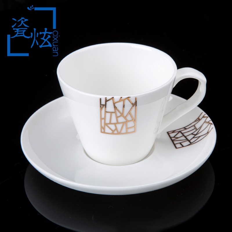 【 Golden Bird's Nest 】 High-end bone China set