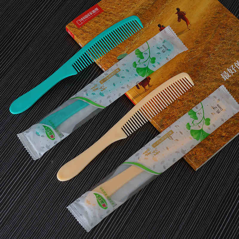 Disposable comb double-sided comb packaging
