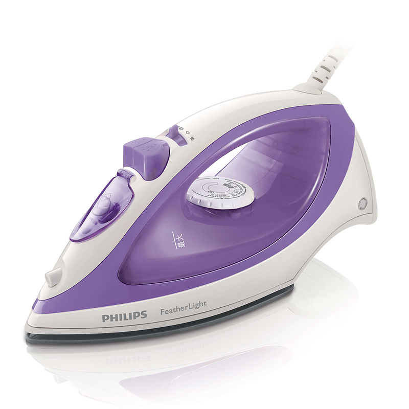 Mini steam iron does not stick to the bottom plate